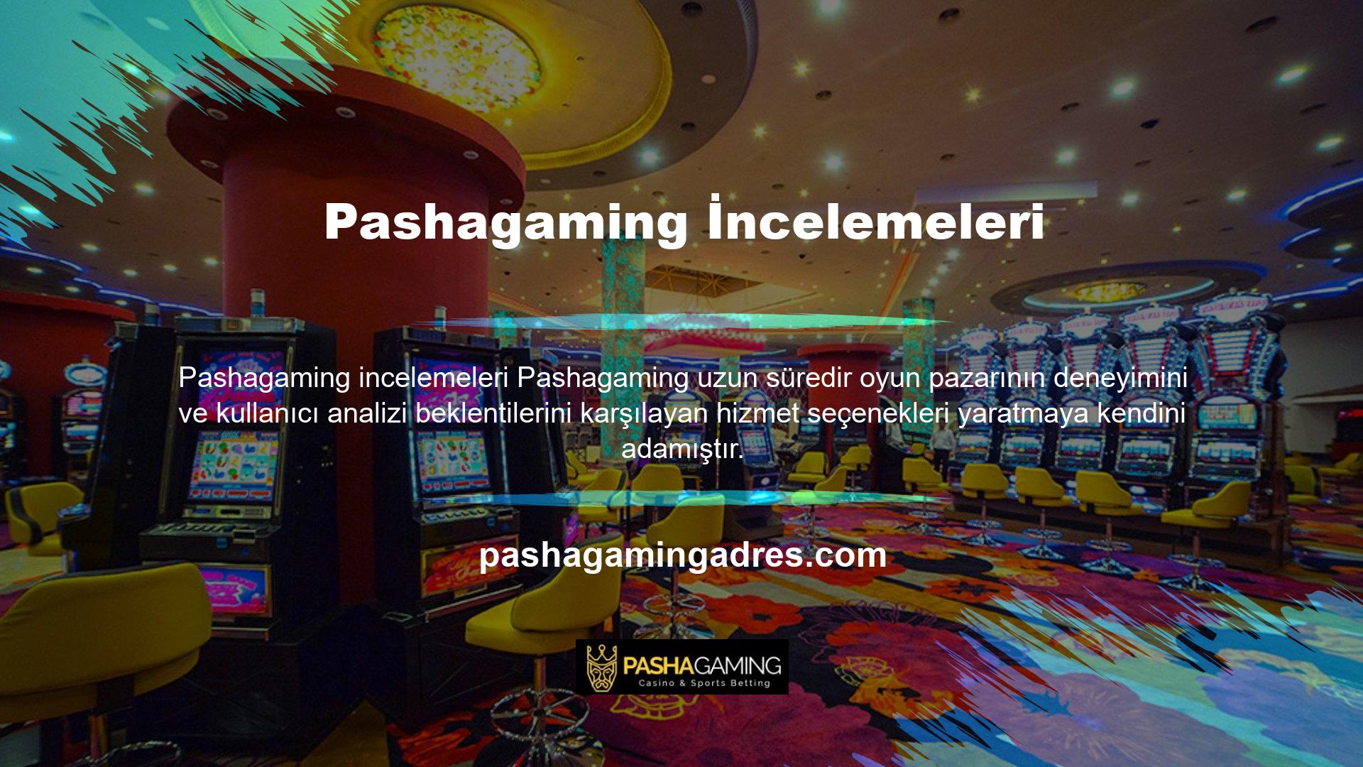Türkiye pazarındaki tüm online oyun severler Pashagaming incelemelerini incelediler ve birçok olumlu yorum gördükten sonra üyeliğe başlamaya karar verdiler
